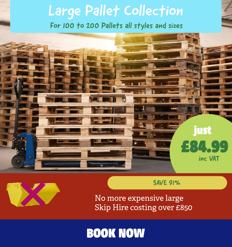 Large Pallet Collection - 101 to 200 Pallets - BH Postcode – Rustic ...