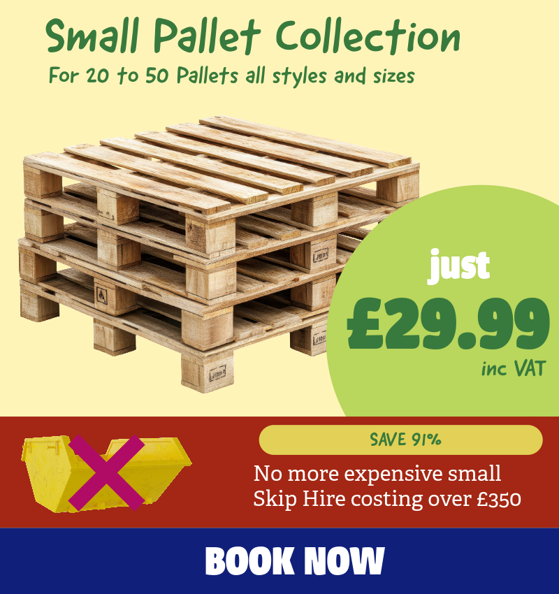 Small Pallet Collection - 20 to 50 Pallets
