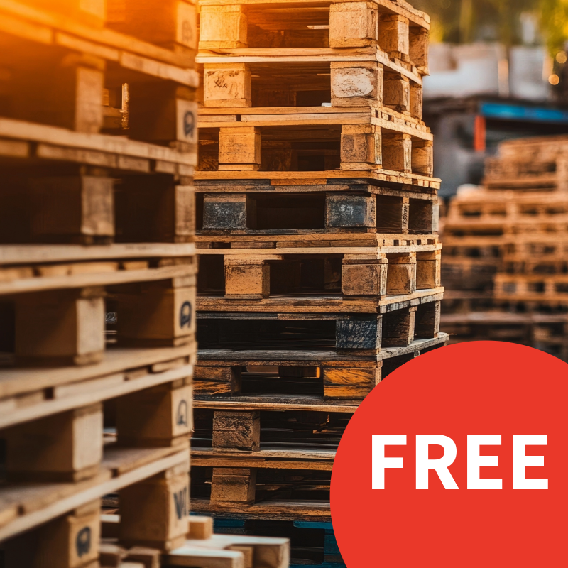 BOOK HERE - FREE BH POSTCODE Pallet Collection